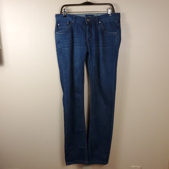 Cato Dark Wash Comfort Tom 2 Straight Leg Jeans Size 32x34 - Picture 1 of 10